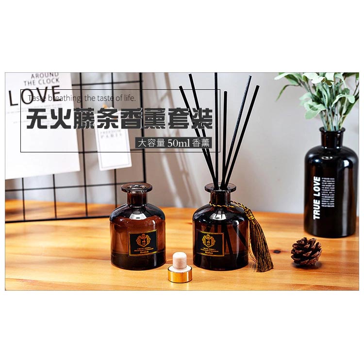 Parfum Ruangan Aroma Diffuser Reed Rattan Sticks Sandalwood 50 ml - DF-167