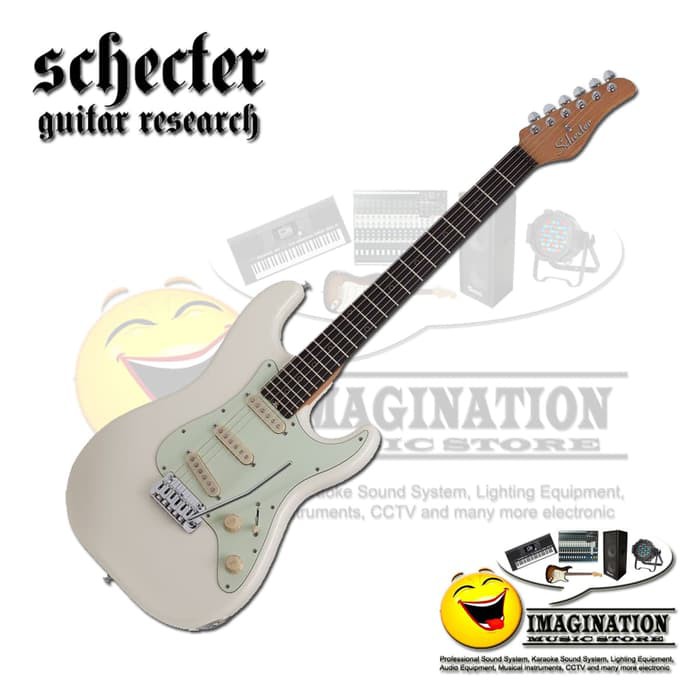 Schecter Nick Johnston Traditional SSS in Atomic Snow