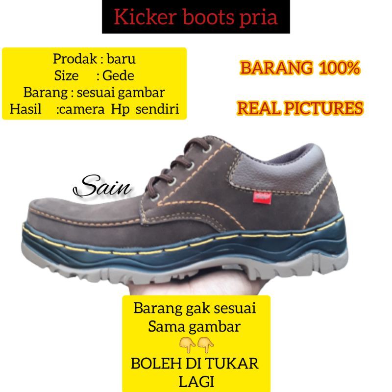 Sepatu boots pria kickers