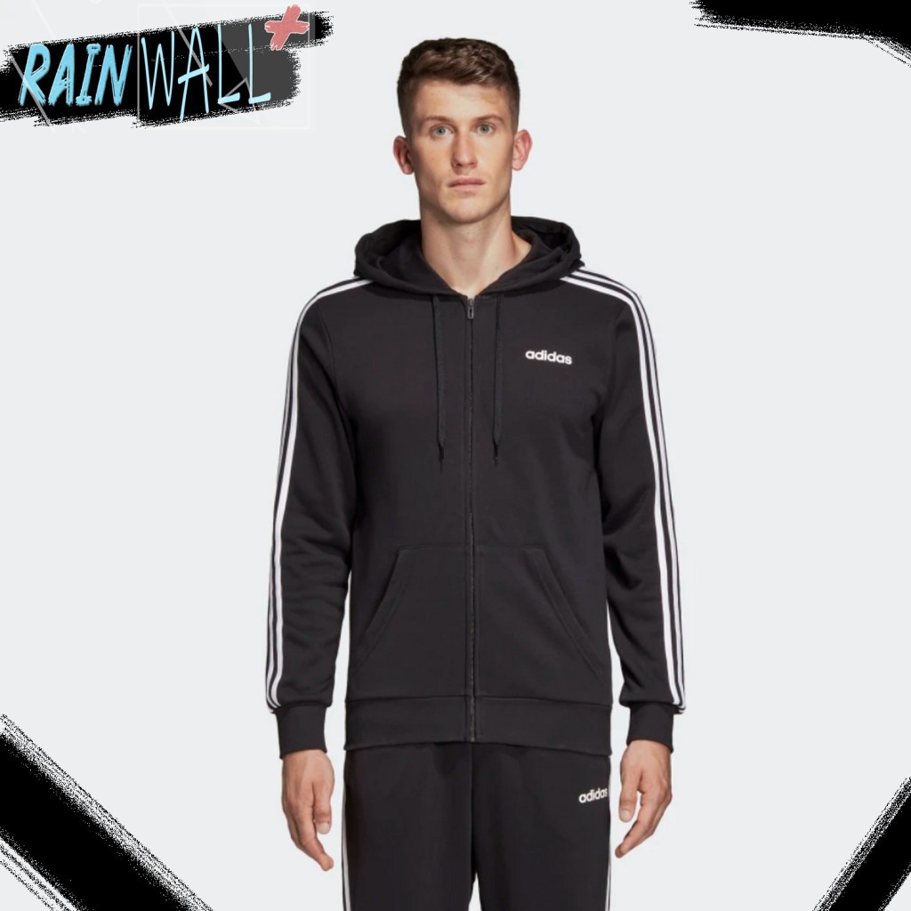 ADIDAS ESSENTIALS 3-STRIPES TRACK JACKET JAKET PAKAIAN PRIA ORIGINAL DQ3102