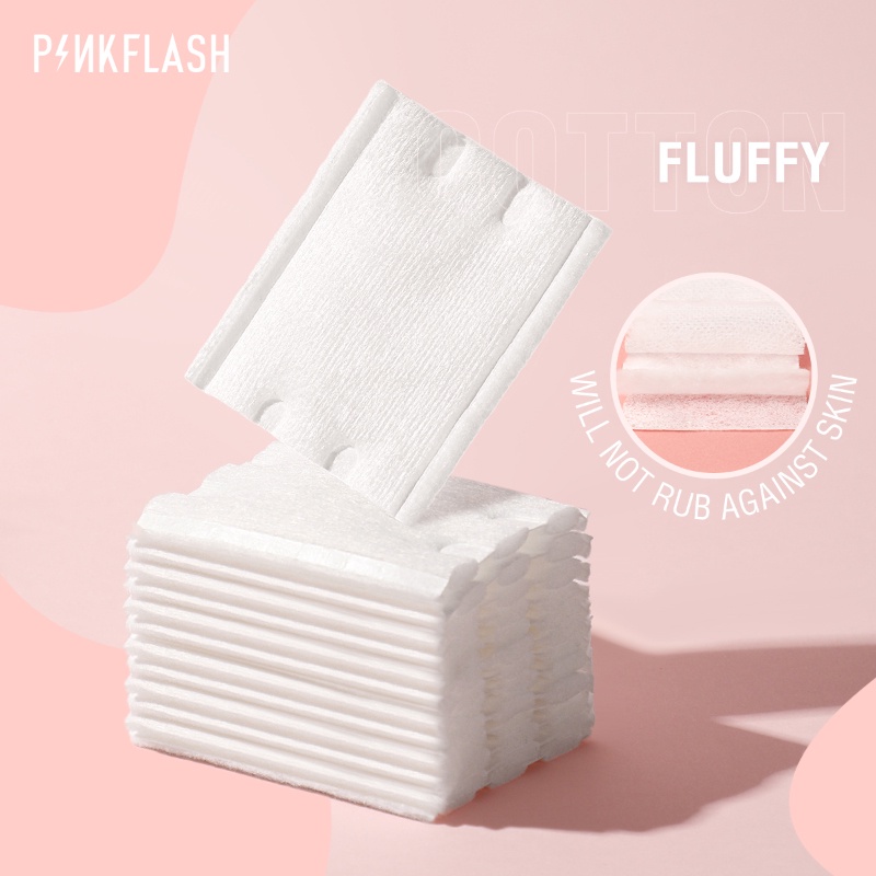 (READY &amp; ORI) Pinkflash Pink Flash Cottons Pads Facial Cleansing T03 T 03 kapas