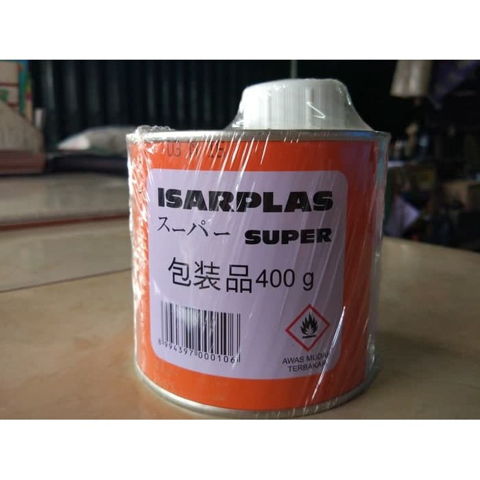 Lem Fox Isarplas Super Kaleng 400 Gram Lem Pipa Pralon Paralon PVCPLAS