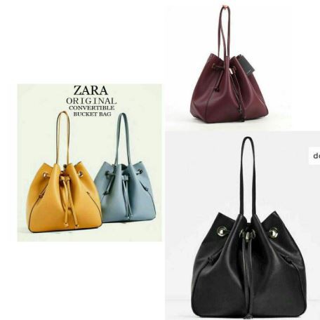 Zara Serut Bag, Tas Zara Wanita, Original by Zara, Original Handbag