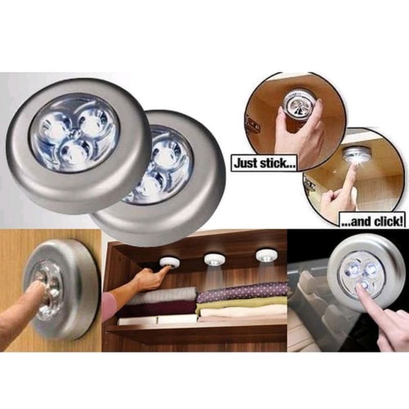lampu tempel emergency bulat / lampu darurat