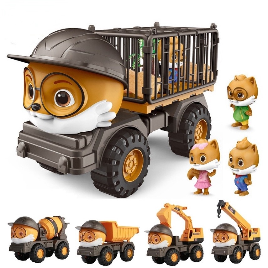 Mainan Truk Excavator Konstruksi Ukuran Besar Untuk Hadiah Ulang Tahun Anak Laki-Laki 4-6 Tahun