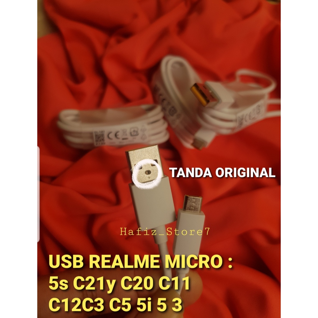 Kabel data micro realme 5s realmec21y realme c20 realme 3 realme 5 realme 5i realme C5 realme C11 re