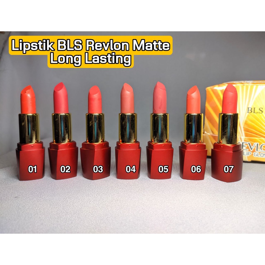 TERMURAH!! (/pcs) LIPSTIK BLS REVLON MATTE LONGLASTING BLS BD-5056
