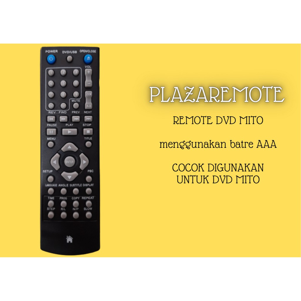 REMOTE MITO DVD