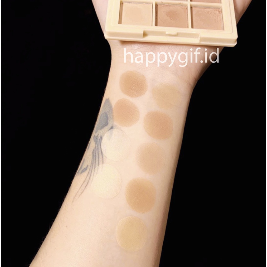 DIKALU NUDE Matte Korean Eyeshadow Palette 9 Warna Matte Smokey Pigmented  Berfungsi Menciptakan Efek Riasan Yang Berkilau Pada Mata XX036 XX037