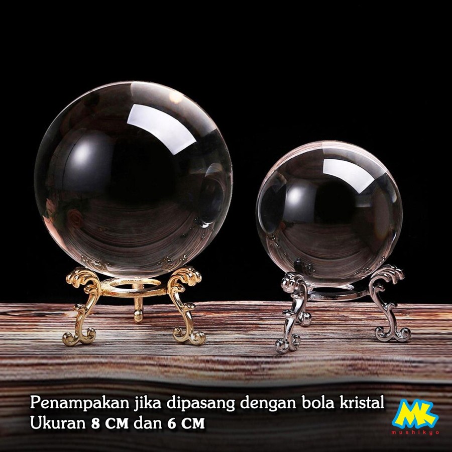 Crystal Ball Stand / Dudukan Bola Kristal / Batu Pajangan