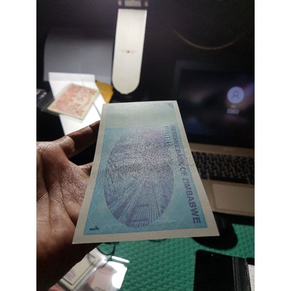 UANG ASING ZIMBABWE 1 DOLLAR UNC