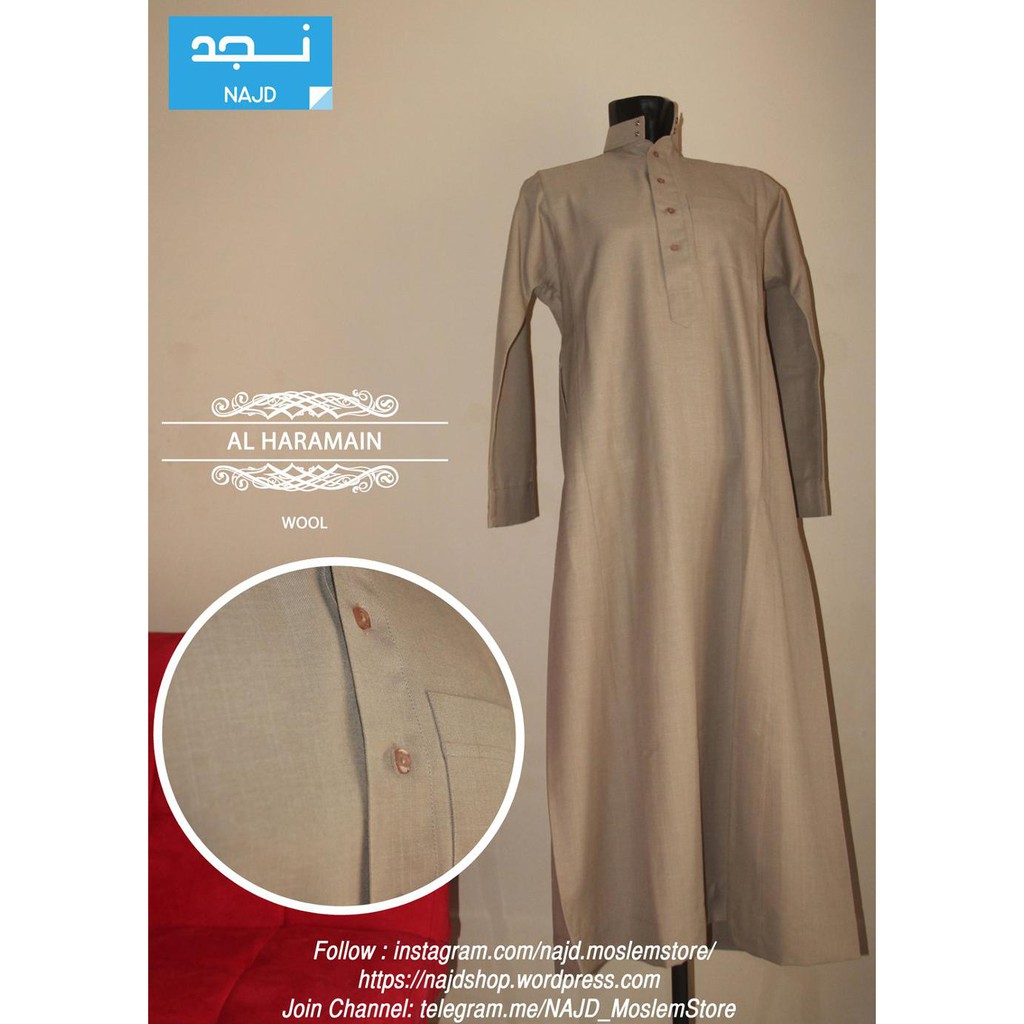 Termurah Jubah Import Al Haramain - Wool