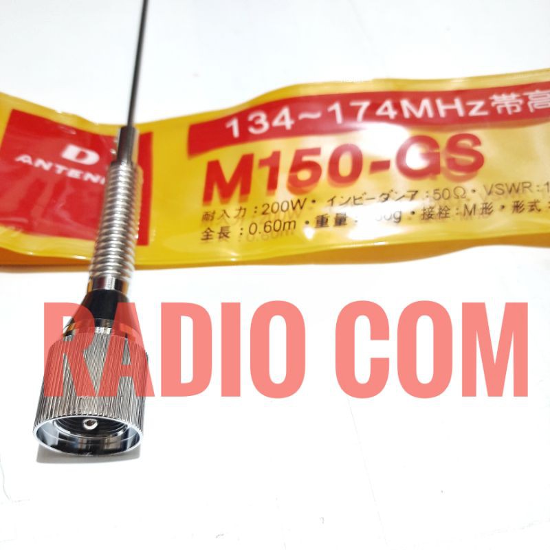JUAL ANTENA RADIO RIG MOBIL RIG VHF DIAMOND D-ANTENA M150 GS GSA ( 136-174MHz ) ANTENA MOBIL VHF