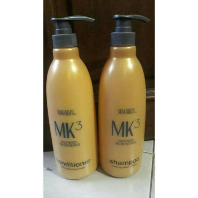 Makarizo MK3 Refresh Rebonding Shampoo atau Conditioner 1lt