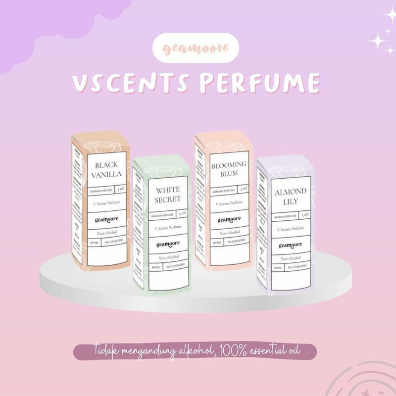 PARFUM MISS V | VSCENT GEAMOORE  | TANPA ALKOHOL | BPOM | MISK THAHARAH