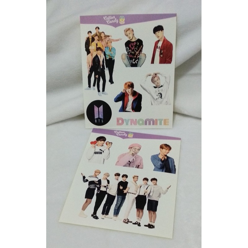 

BTS sticker sheet group