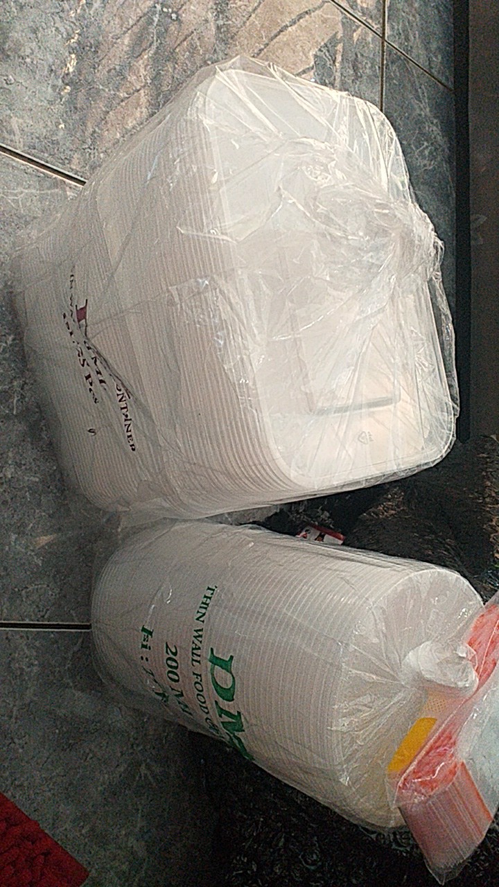 Mangkok Bulat 200ml - Mangkuk Thinwall Plastik- Isi 25pcs Jakarta