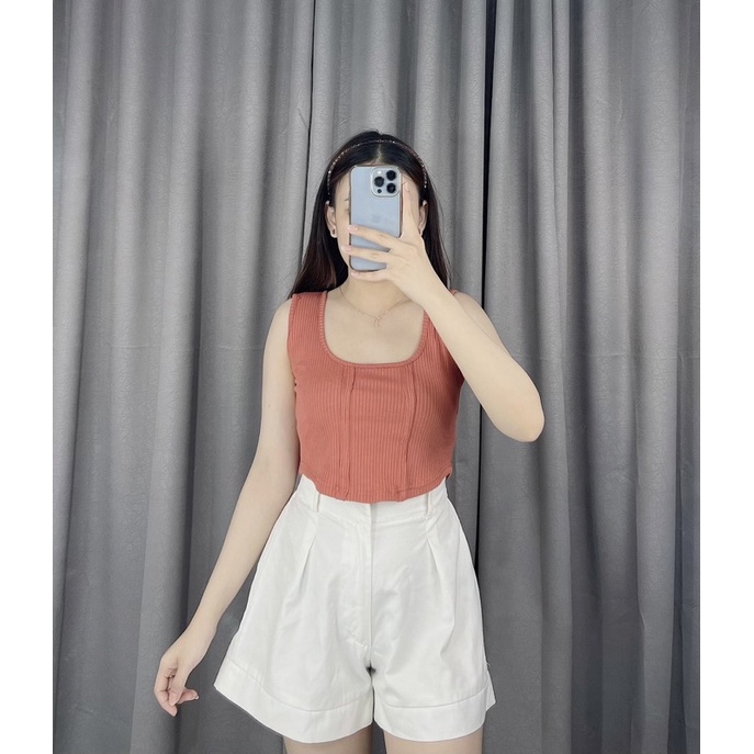 Cozie tanktop rib / tanktop korea