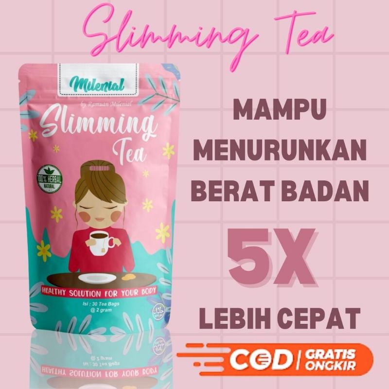 

SLIMMING TEA • BB PASTI TURUN!!! PELUNTUR LEMAK+MENGECILKAN LINGKAR PINGGANG !!! • TEH DIET