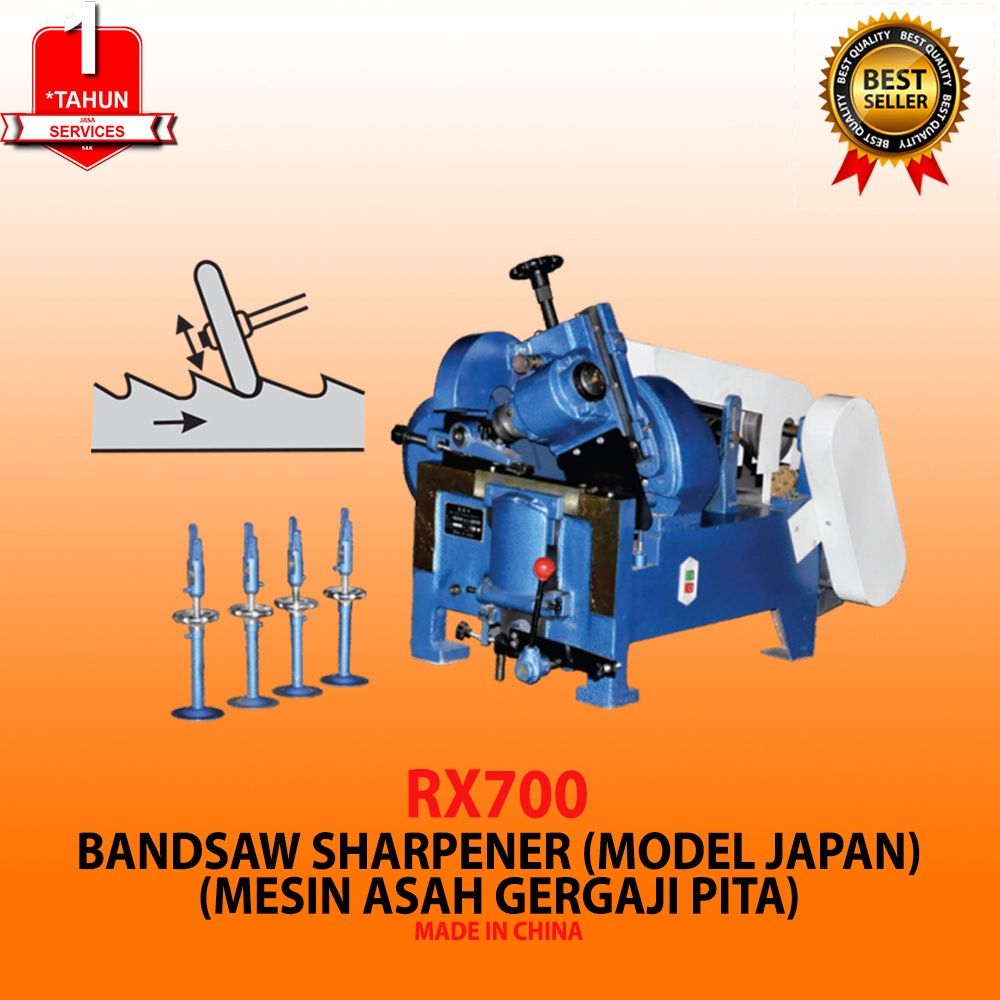 Mesin Asah Gergaji Pita Alat Pengasah Mempertajam Gergaji Pita Band Saw Sharpener AKS - RX700