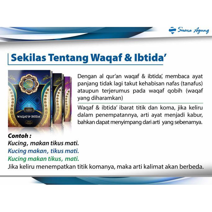 Al Qur An Mushaf Waqaf Ibtida Ukuran Besar A4 Shopee Indonesia