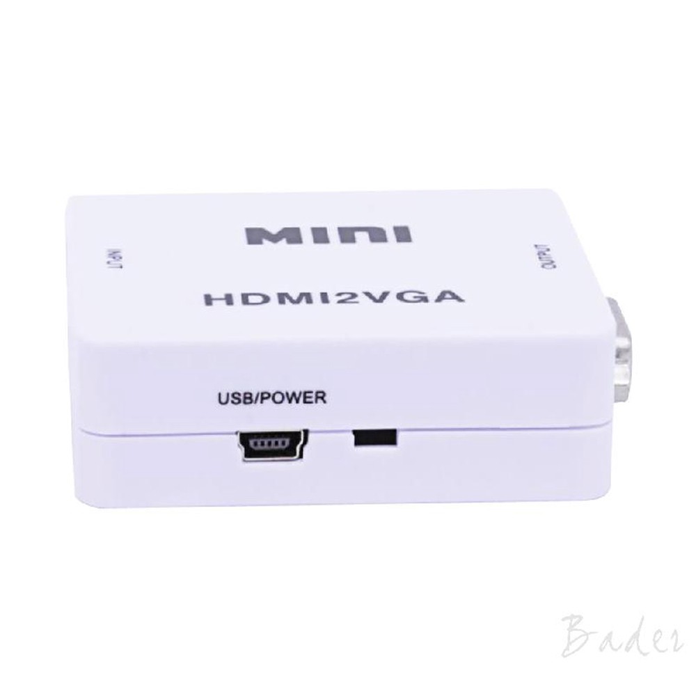 Converter HDMI To VGA HDMI2VGA Mini Adapter HD Video 1080P Connector