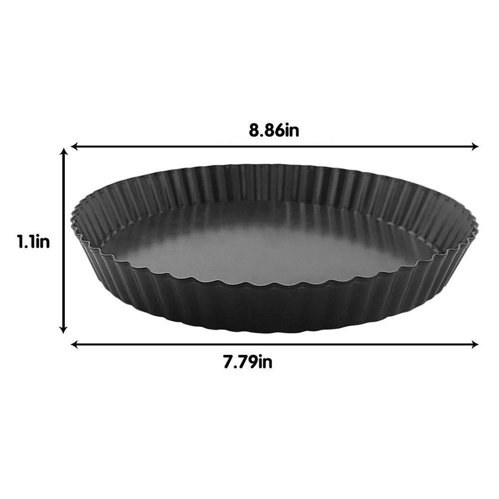 [Elegan] Loyang Pie Removable Kitchen Pizza Quiche Alat Panggang Anti Lengket