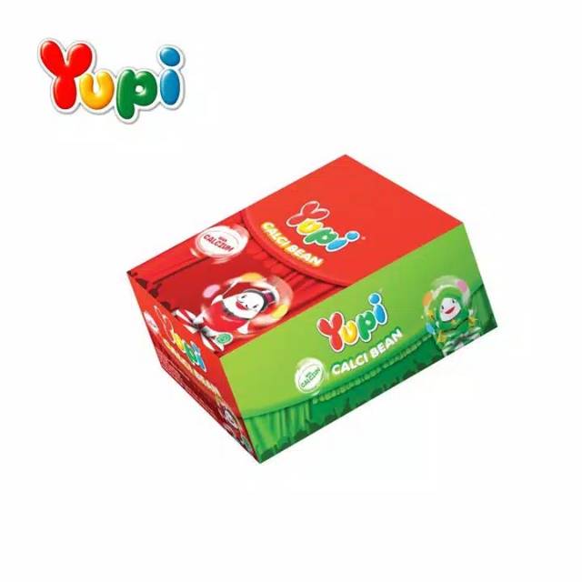 Yupi Calci Bean Permen Jelly Gummy 192 gram