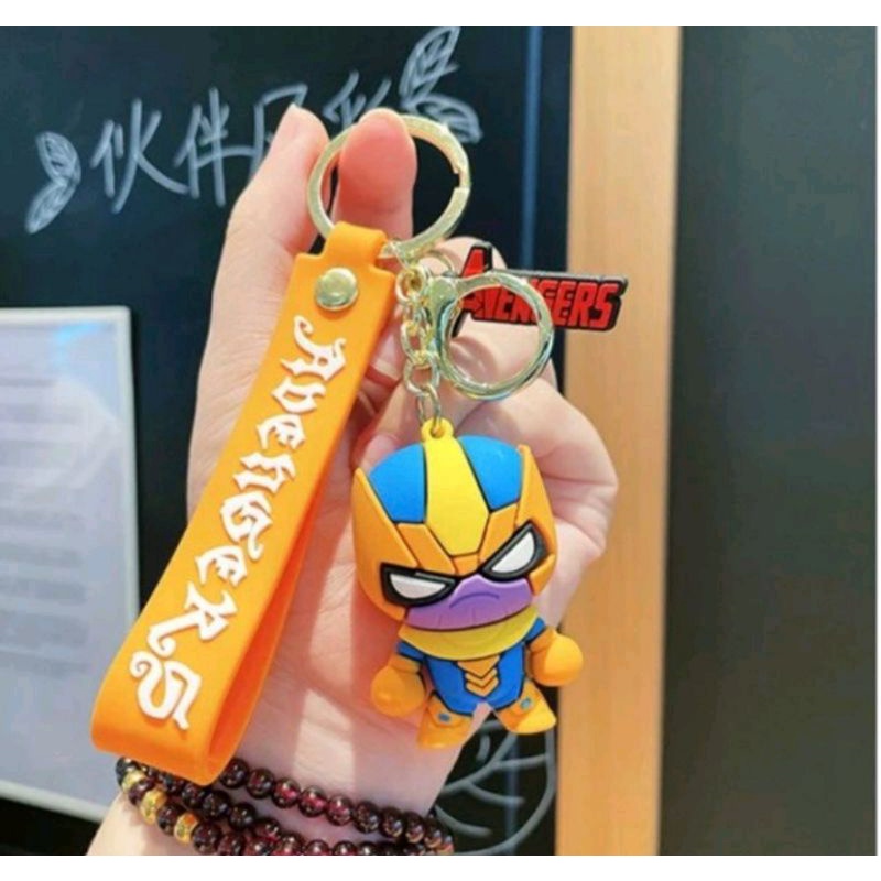 Gantungan kunci Marvel Evenger super hero lucu dan imut Universal