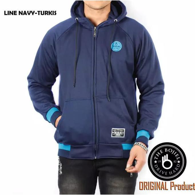 Jkexp276- Jaket Pria Hoodie Original Jaket Cowok Catton Door Polos Jaket Distro - Black Reed 478S