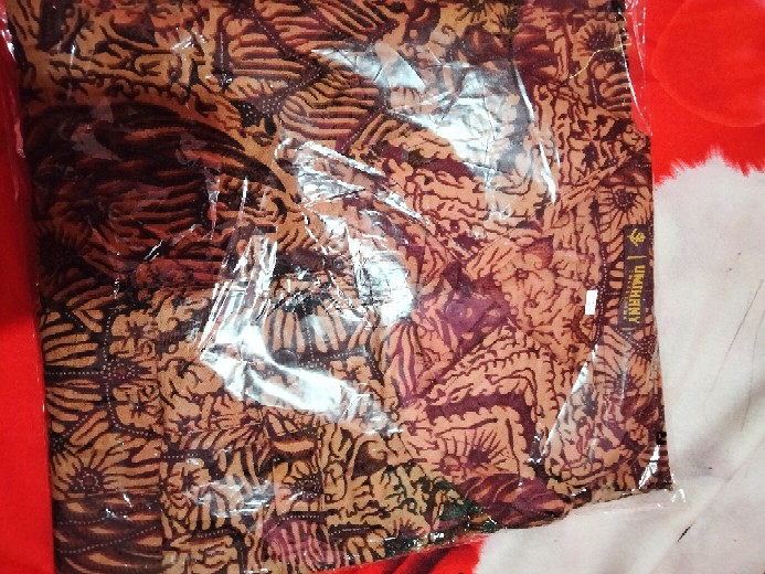 Bswart Batik Hrb026 Kenongo Hem Pendek Padi Pekalongan  M L Xl Batik