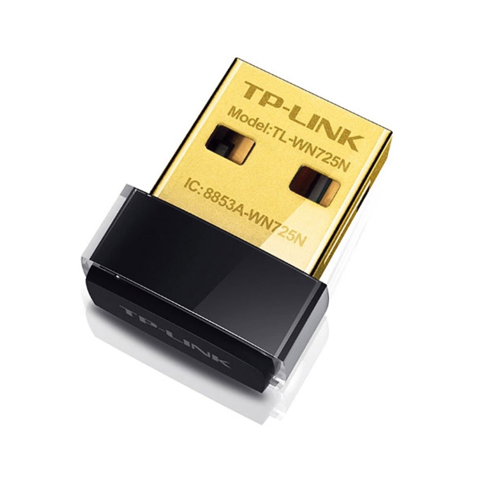 Trend-TP-Link TL-WN725N Wireless Nano USB WIFI Adapter Up to 150Mbps - Gold