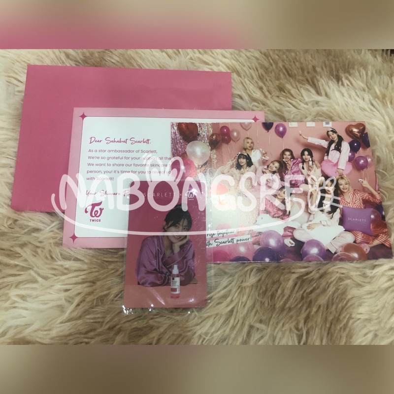 TWICE PHOTOCARD SCARLETT X TWICE Jihyo PC