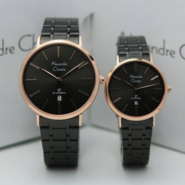 Jam Tangan Alexandre Christie Couple 8597 AC 8597 Original