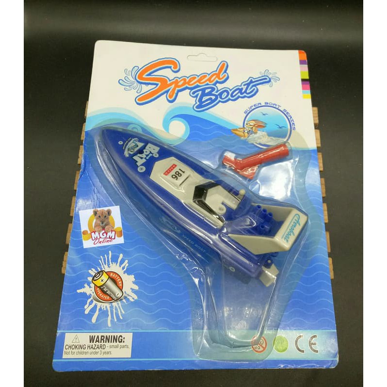 Mainan Speed Boat Perahu Kencang Mainan Anak-Anak Mainan Anak