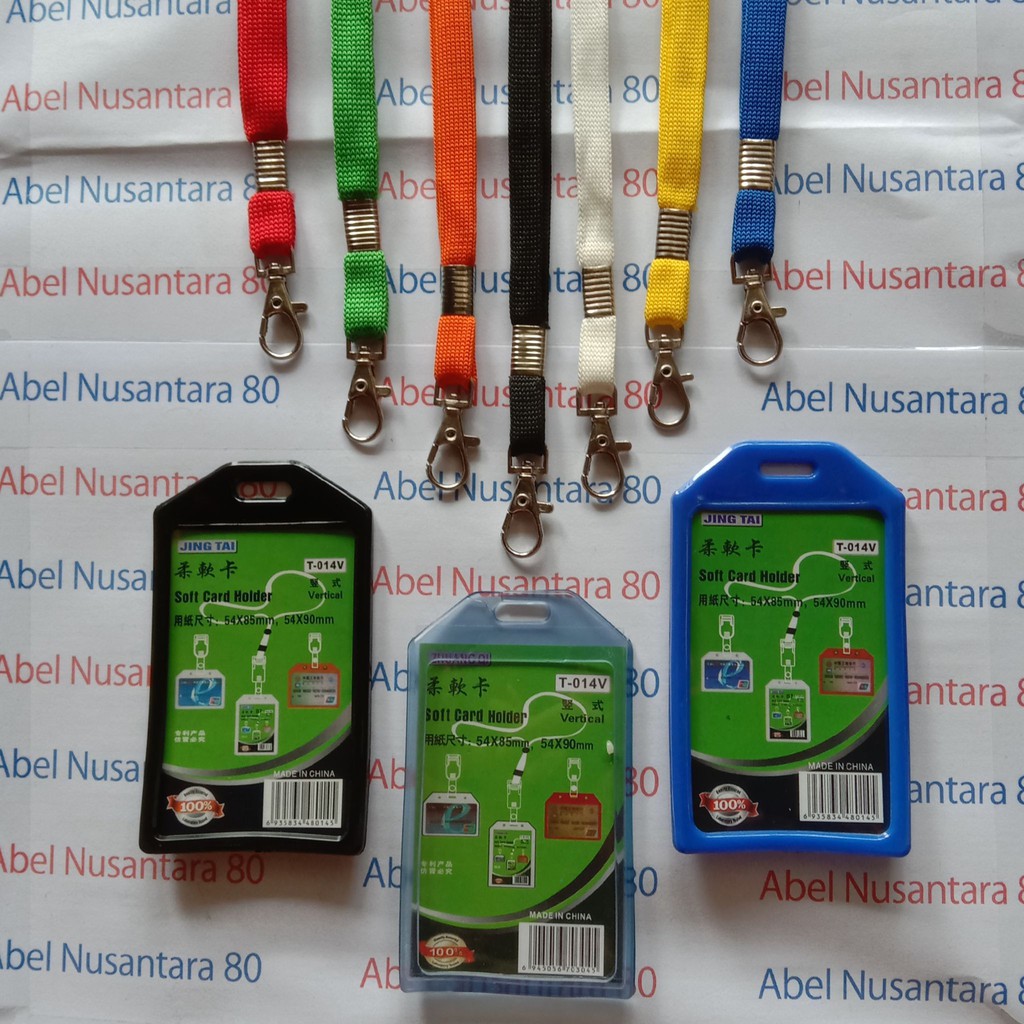 

Paket Casing ID Card Karet 1 Sisi dengan Tali Kait 1cm