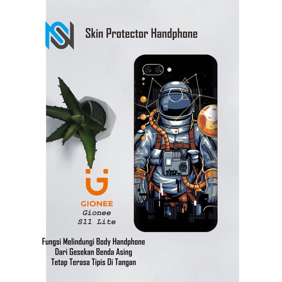 Isi 2pcs Garskin Hp Gionee S11 Lite Motif astro - Free Custom Motif