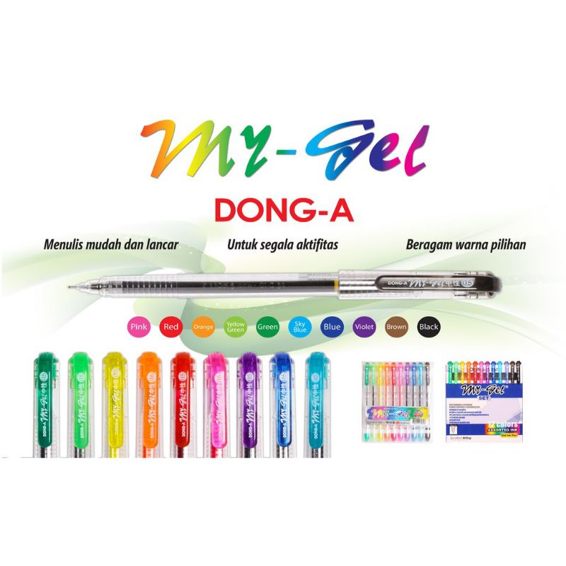 

Pulpen cair My Gel Dong A