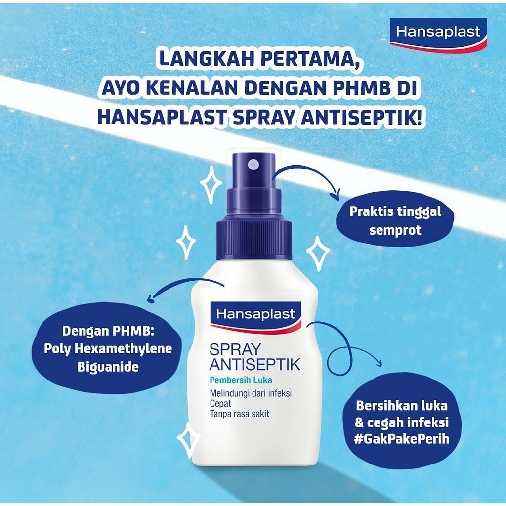 HANSAPLAST Spray Atiseptic Pembersih Luka 50ml