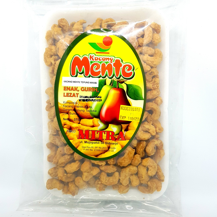 

MITRA KACANG MENTE TEPUNG MANIS 375gr | MEDE CASHEW SIDOARJO SURABAYA