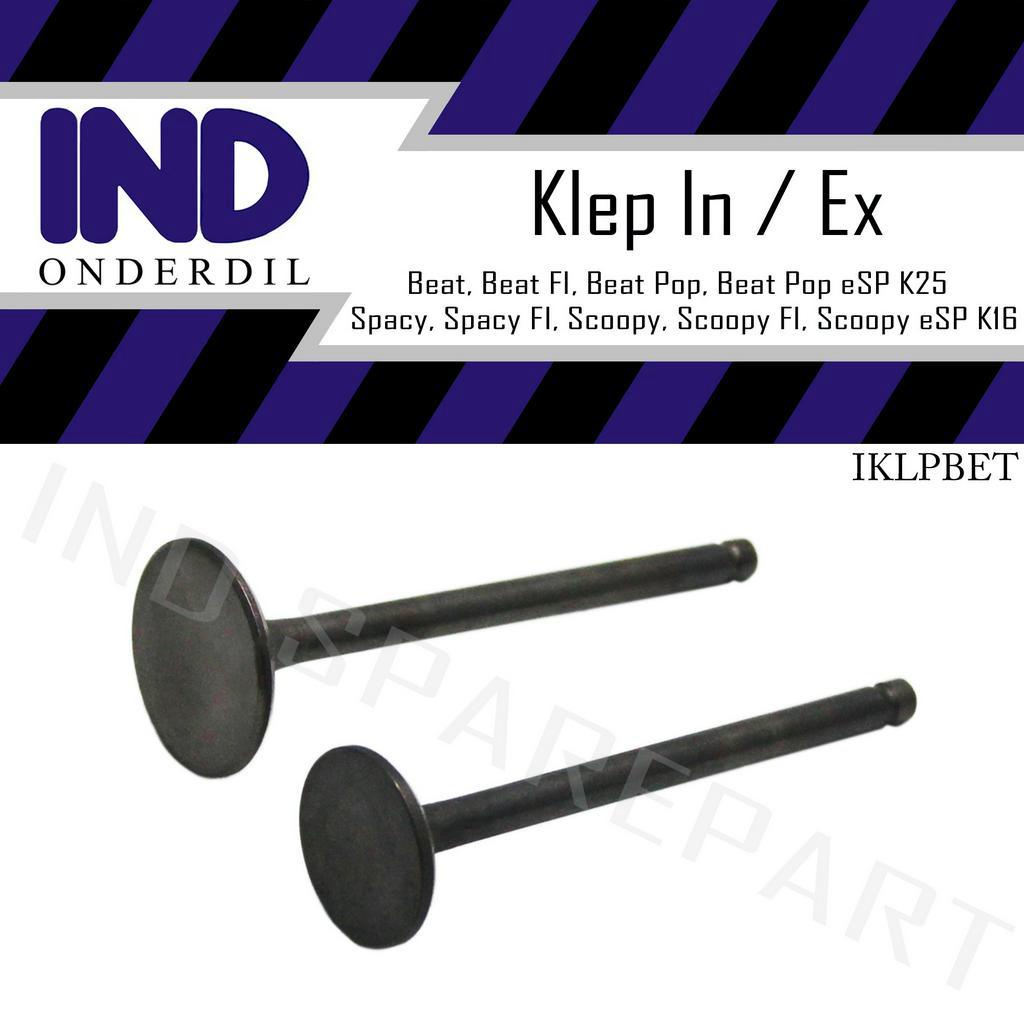 Klep In-Ex Payung-Valve Set  Beat-Lama-FI-Pop eSP K25/Spacy Karbu-FI/Scoopy Old-FI-eSP K16