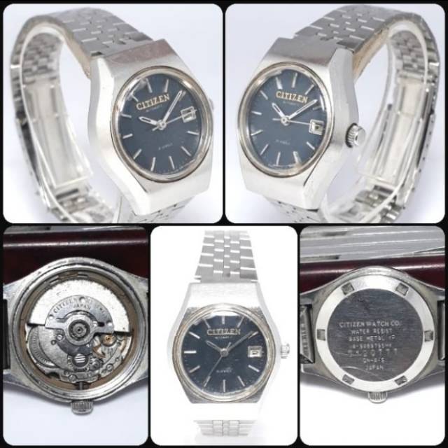 

CITIZEN 7120777. Vintage Automatic. Japan Made. Langka Warna Biru. Ukuran Cewe.