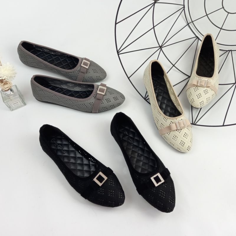 VNL Livinia Flatshoes | Sepatu Wanita | Sepatu Flatshoes | Flatshoes Casual | Sepatu Ballerina