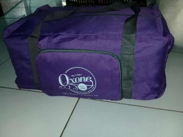 Oxone Ox-993 33pcs Panci Travel Cookware Set - Ungu