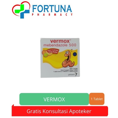 Vermox 500 mg tablet