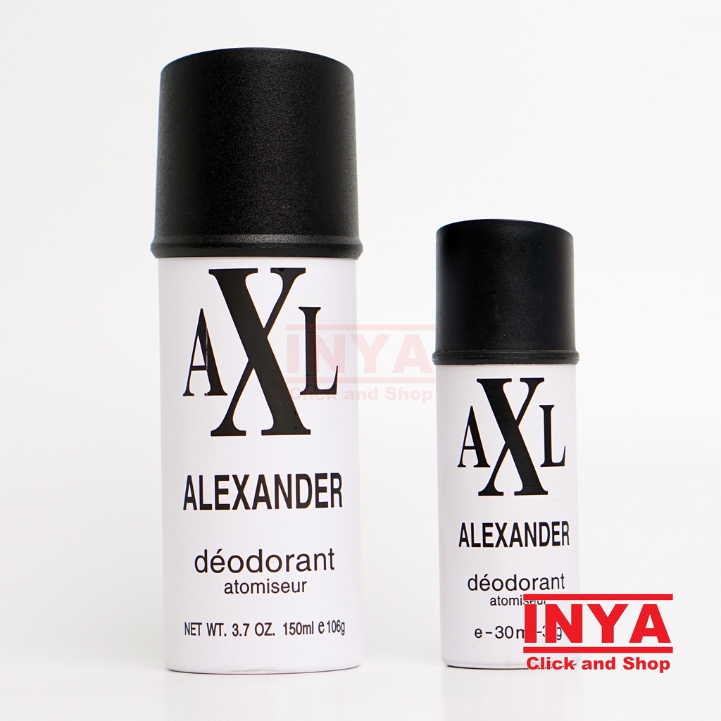 ALEXANDER AXL WHITE DEODORANT PARFUME SPRAY 30ml - PUTIH