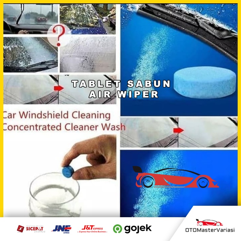 Tablet Air Wiper Pembersih Kaca Sabun Air Wiper Untuk Kaca