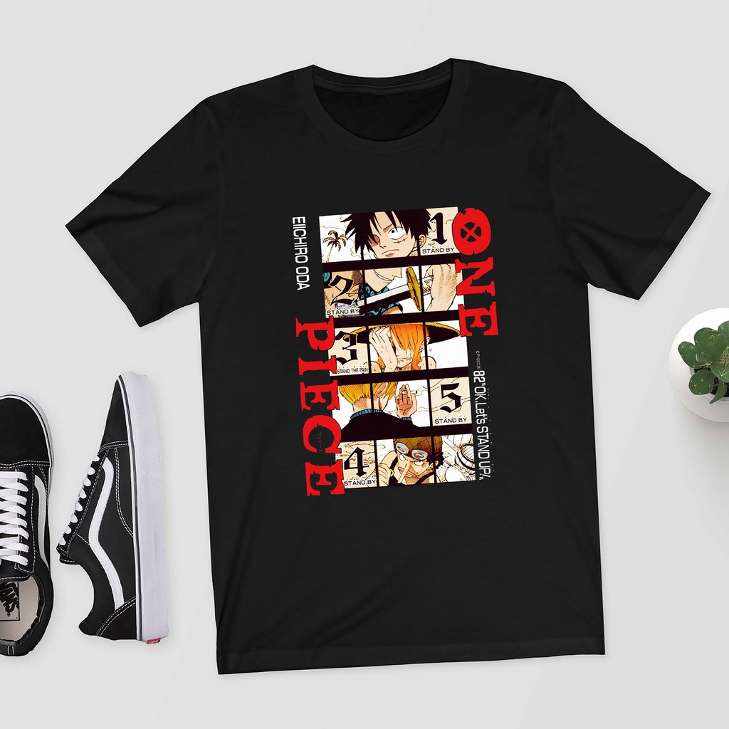PREMIUM KAOS ANIME LEGEND GOKU NARUTO SAITAMA LUFFY ALLMIGHT / KAOS ANIME OP OPM BNH / L XL XXL XXXL