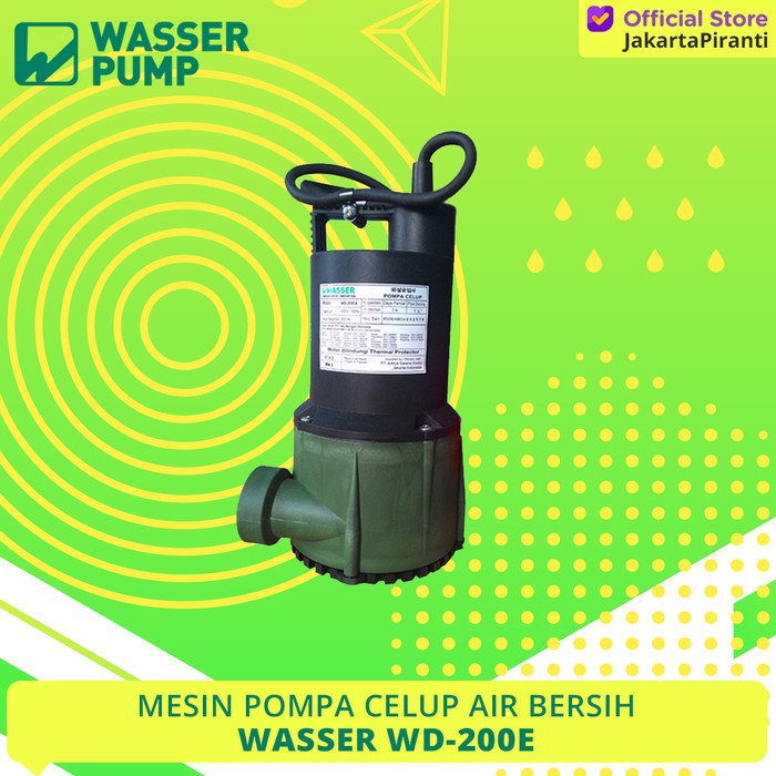 POMPA CELUP WASSER WD 200 E - WD 200E (200 WATT)