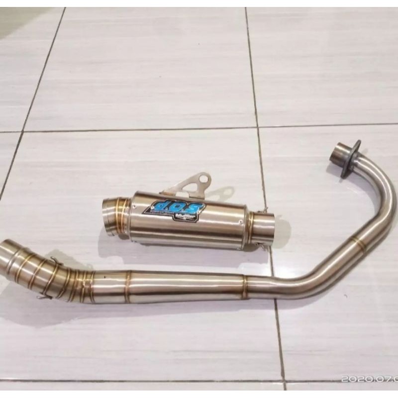 knalpot racing dos leher paten Satria fu Megapro Toger Cb dll-1
